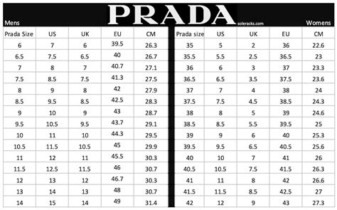 prada size chart for women